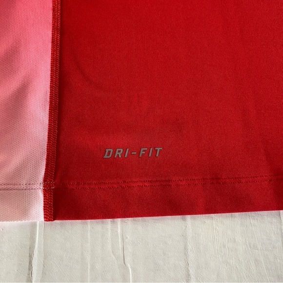 Nike Tiger Woods Collection TW Glow Polo Golf Shirt XL Canada/USA Flag Dri-Fit - Picture 6 of 11